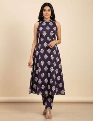 Pure Cotton Kurti & Plazo Set
